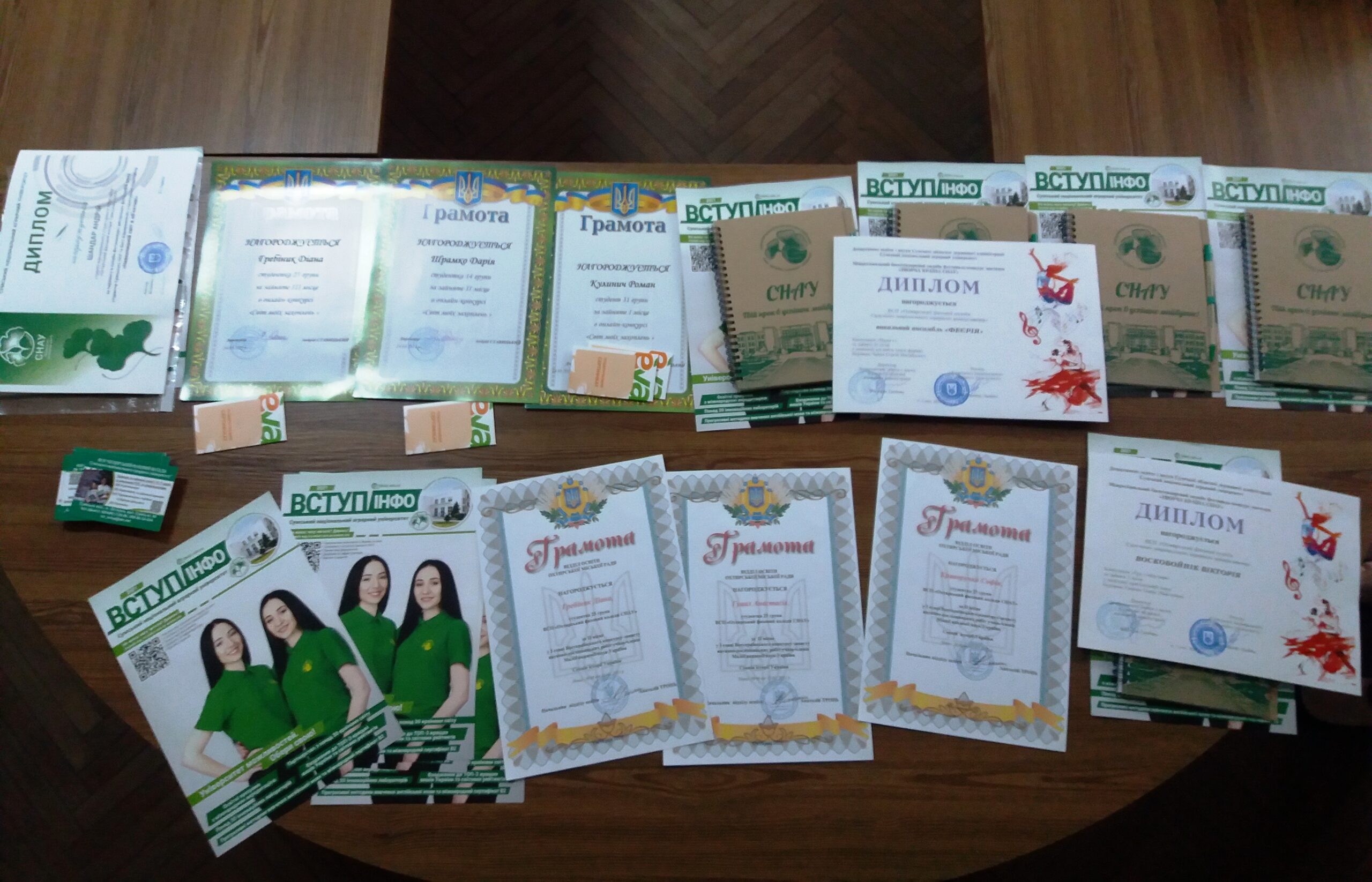 Вітаємо наших активістів!